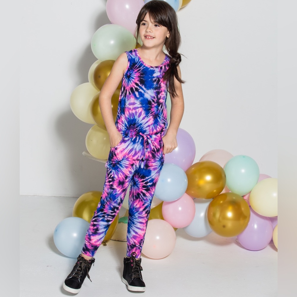 Pixie Lane Tie-dye one piece jumper size 4/5 NWT